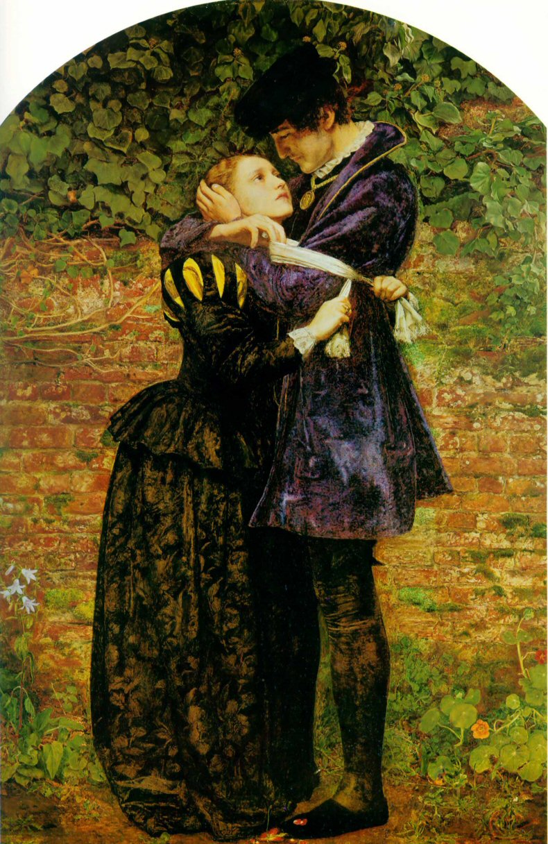 Millais, John Everett - A Huguenot On St Bartholomew's Day